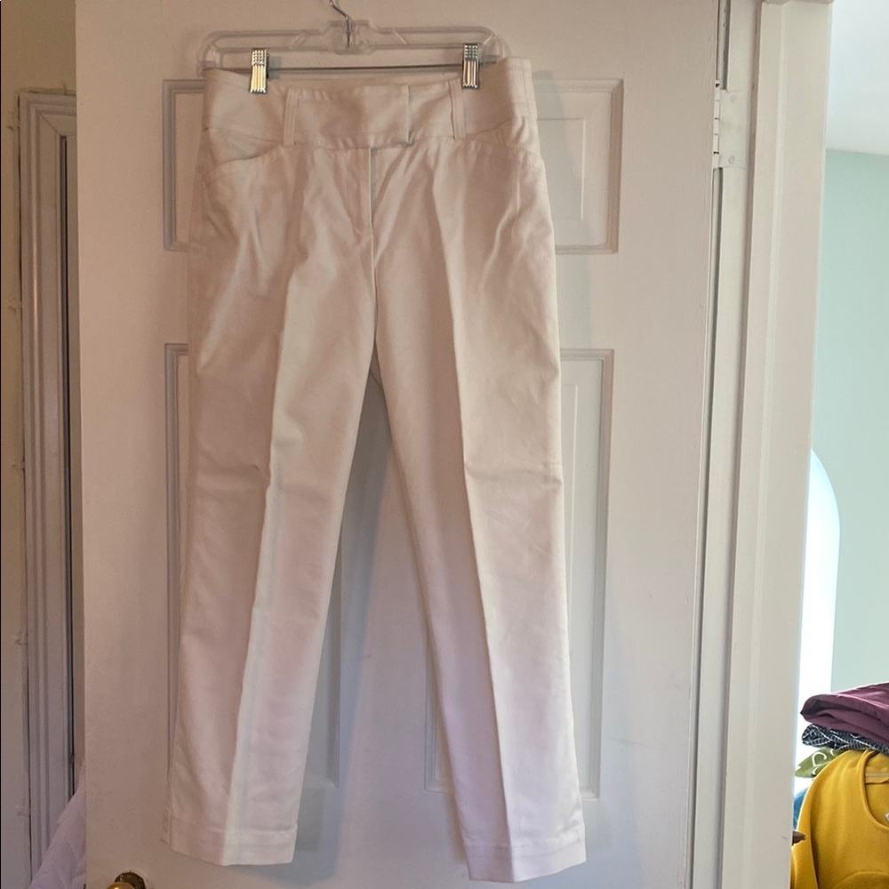 White Tailored Pants